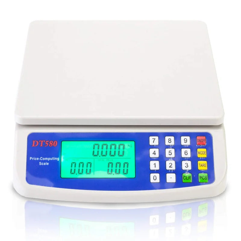 30KG /1G Precision LCD Digital Scale Electronic Balance Weight Scale Plastic Weight Scale Accuracy Weight Balance Food Scales